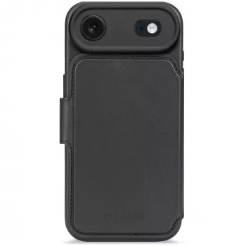 Decoded Leder Geldbörse abnehmbar mit MagSafe für iPhone 17 Air, Schwarz