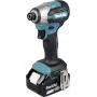Makita DTD158RTJ 18V LXT Bürstenloser Schlagschrauber-Set mit 2x 5,0 Ah Akkus, Ladegerät und Makpac-Koffer