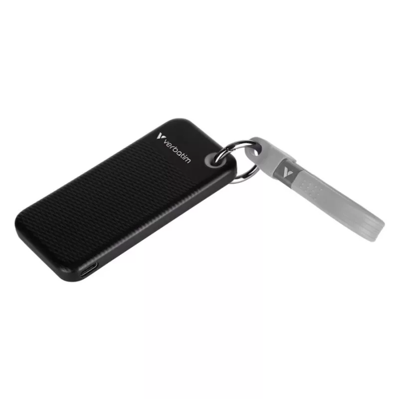 Verbatim Pocket SSD 128GB Schwarz/Grau USB 3.2 Gen 2 Externes Solid-State-Laufwerk