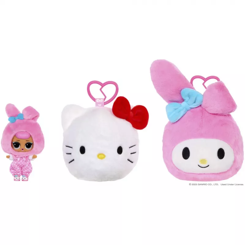 L.O.L. Surprise Loves Hello Kitty Reversible Plush Assorted