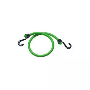 Master Lock 3021EURDAT Twin Wire Spanngummis mit Doppelhaken, 0,8 m, 40 kg, Grün, 2 Stk.