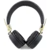 GUESS GUBH704GEMK Over-Ear Bluetooth-Kopfhörer, Schwarz, 4G Metal Logo