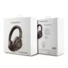 GUESS Wireless Bluetooth Headset 4G Metal Logo Braun GUBHS72P4FC4MW