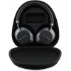 Karl Lagerfeld Saffiano Metal Logo Wireless Bluetooth On-Ear Headphone Black