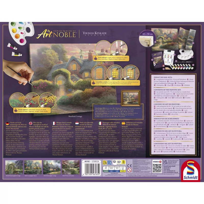 Schmidt My ArtNOBLE Thomas Kinkade - Rosebud Cottage 1000 Teile Puzzle