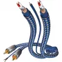 IN-AKUSTIK Premium II Phono RCA Interconnect Cable 1,5m Schwarz