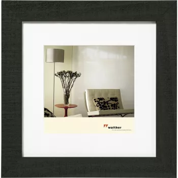Walther Design Home Fotorahemen 30x30 cm, Schwarz Holz HO330B