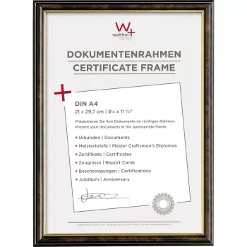 WALTHER Smell DIN A4 Kunststoff-Hefter Walnuss JD130N