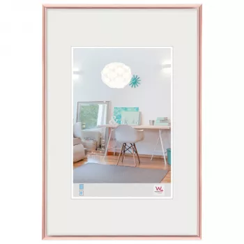 Walther New Lifestyle 10x15 cm Bilderrahmen aus Kunststoff Roségold KV015Y