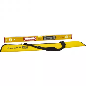 STABILA TECH 196 DL Digitale Wasserwaage 81 cm mit Anti-Rutsch-Stoppern und Tasche