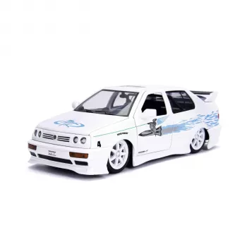 Jada Fast & Furious 1995 VW Jetta 1:24 Die-Cast Modellauto (Weiß)