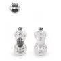 Peugeot Bistro Pfeffer- und Salzmühlen-Set Duo 10 cm Acryl Transparent