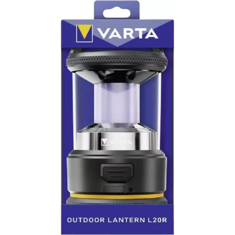 VARTA Outdoor Sports Lantern L20R LED Camping-Laterne mit wiederaufladbarem Akku