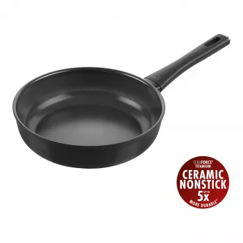 ZWILLING Madura Plus 24 cm Sautépfanne, Schwarz, Aluminium