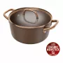 ZWILLING Milano Suppentopf mit Glasdeckel 24 cm, Braun