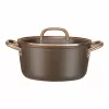 ZWILLING Milano Suppentopf mit Glasdeckel 24 cm, Braun