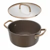 ZWILLING Milano Suppentopf mit Glasdeckel 24 cm, Braun