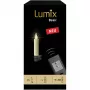 Krinner Basic Mini 10er Basis Set Girlande Elfenbein Monochromatisch LED batteriebetrieben IP44 Weihnachtsdekoration