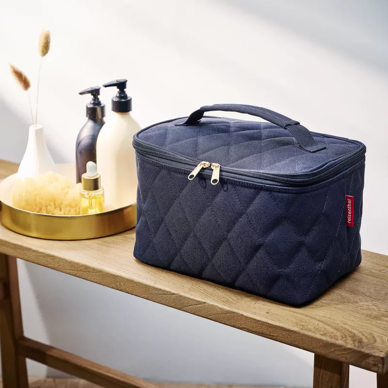 Reisenthel Kosmetiktasche Rhombus Midnight Gold (ML4110)