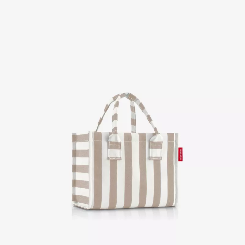 Reisenthel dailyshopper XS summerstripes coffee Shopping Bag