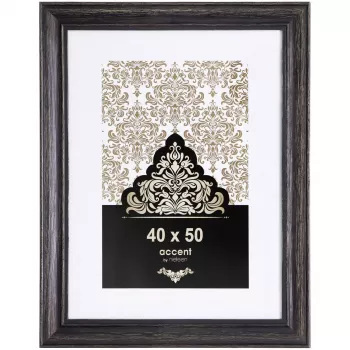 Nielsen Accent Vintage 40x50 Holz Bilderrahmen Schwarz