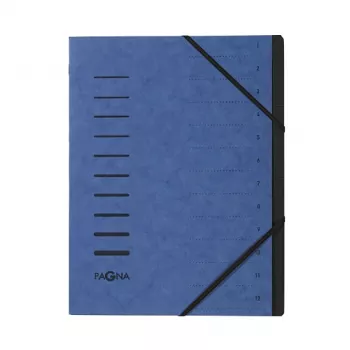 Pagna 40059-02 A4 Blau Hochformat Heftmappe 5 mm Rücken 245x320 mm