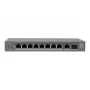 LevelOne PoE+ Switch 8xGE PoE/1xGE/1xSFP 120W Unmanaged Plastic
