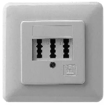 ZE-KOM TAE Dreifachdose: TAE 2 x 6/6 NF/F UP, reinweiß