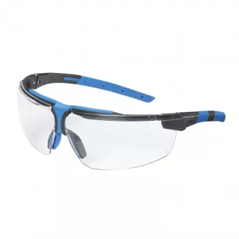 UVEX i-3 Schutzbrille Schwarz/Blau