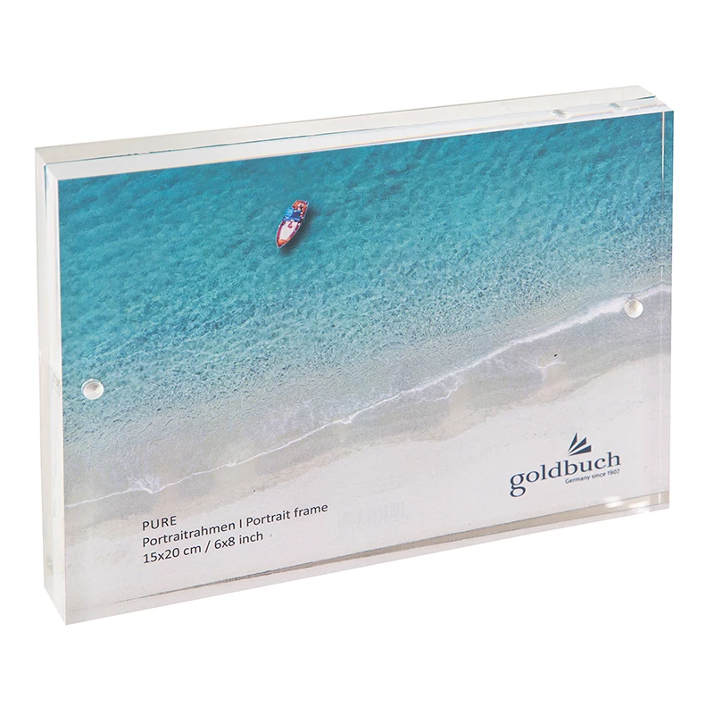Goldbuch Pure Acrylglas Bilderrahmen 15x20 cm Transparent Rechteckig Hochformat