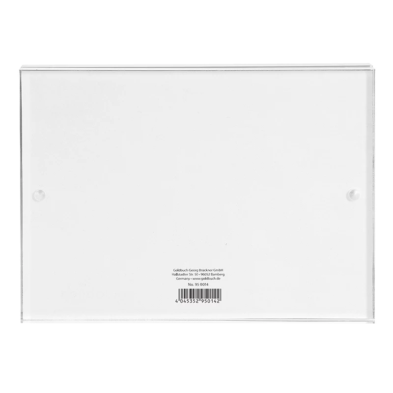 Goldbuch Pure Acrylglas Bilderrahmen 15x20 cm Transparent Rechteckig Hochformat