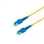 Grafenthal Optical Fibre Cable OS2 SC/UPC-SC/UPC LSZH 1,00m Yellow