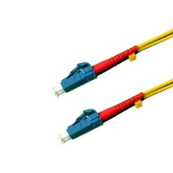GRAFENTHAL OS2 Singlemode LC-LC Duplex Glasfaser-Patchkabel 1m LSZH Gelb