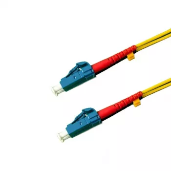 GRAFENTHAL OS2 Singlemode LC-LC Duplex Glasfaser-Patchkabel 1m LSZH Gelb