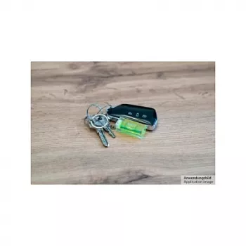 Kabelmeister Mini Spirit Level mit Schlüsselanhänger - Schwarz