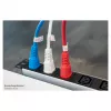 Kabelmeister SK1430-B020 Kaltgeräteverlängerung C14 auf C13, Blau, 2 m, 0,75 mm²
