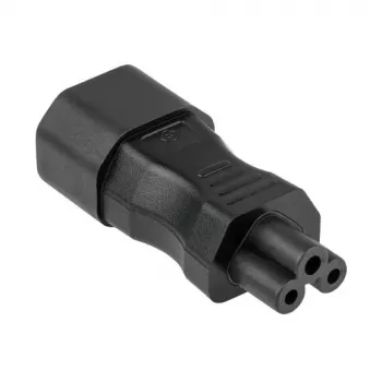 Kabelmeister Power Adapter Cable C14 to C5 0,2m Black