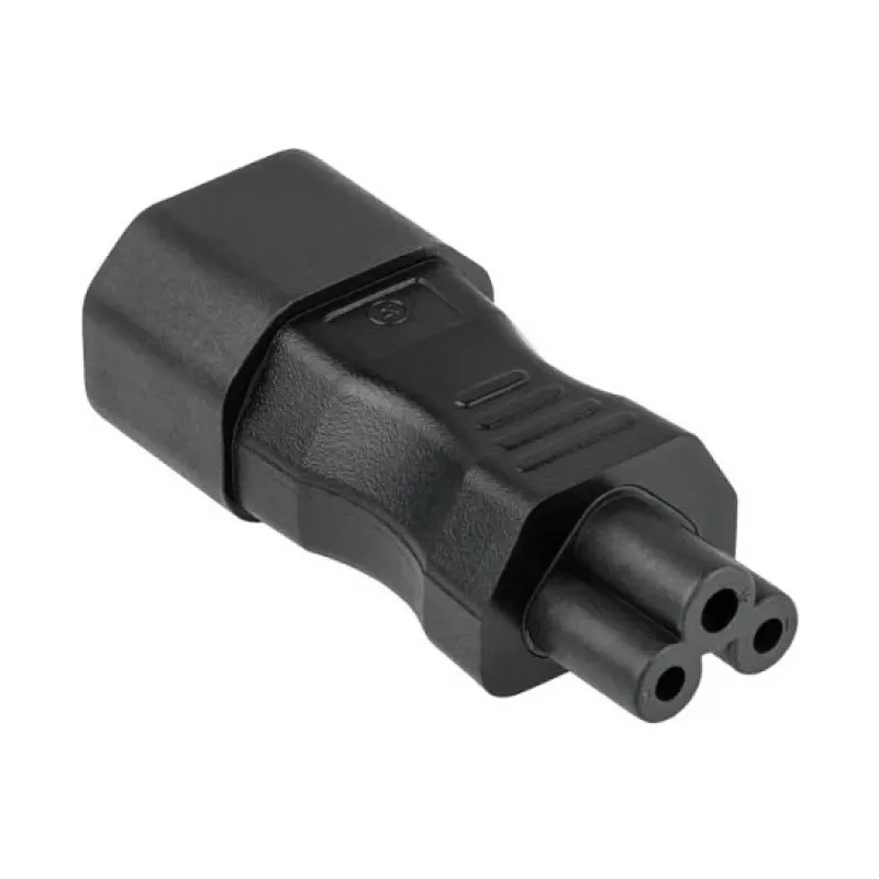 Kabelmeister Power Adapter Cable C14 to C5 0,2m Black