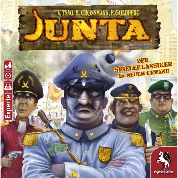 Pegasus Spiele Junta Brettspiel - Strategie, Bluffen, Verhandeln - ab 16 Jahren - 4-7 Spieler - 120-240 Min