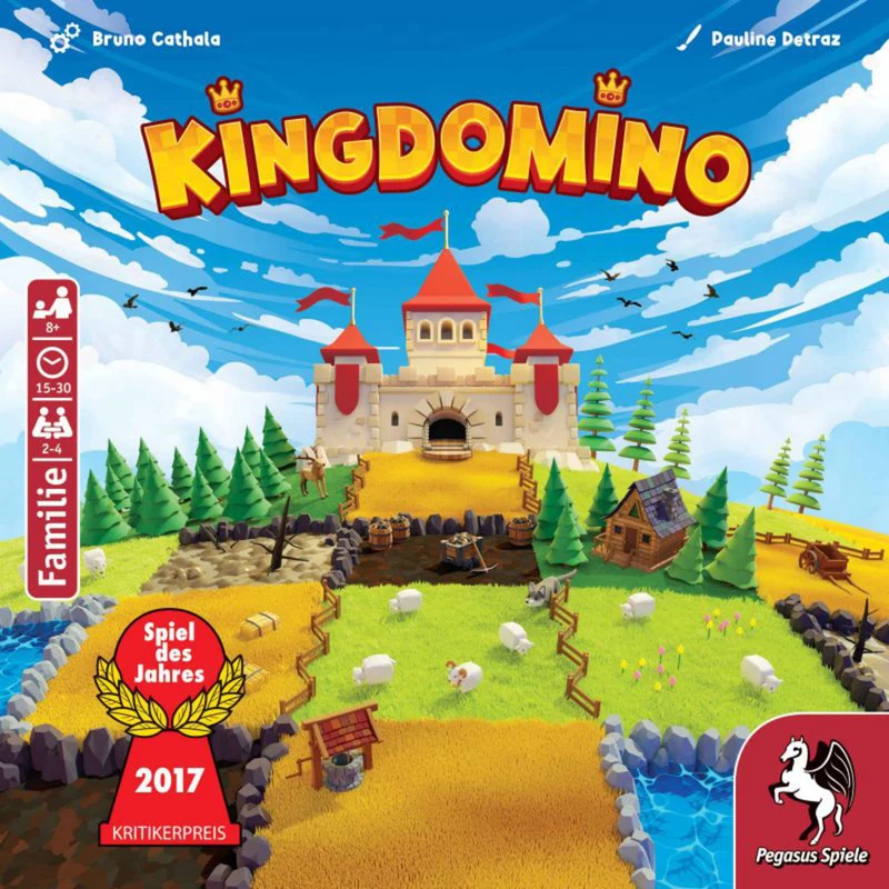 Pegasus Spiele Kingdomino Neuausgabe Spiel des Jahres 2017
