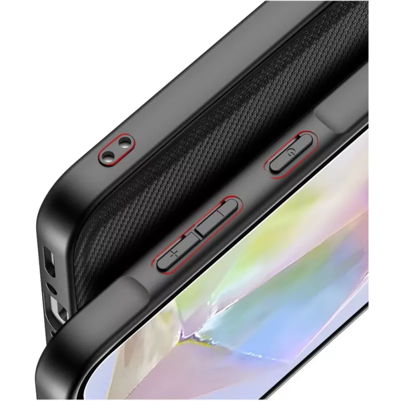 Nevox StyleShell NYLO Protective Case für Samsung Galaxy A37 5G, Schwarz (2604)