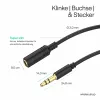 ShiverPeaks Audioklinkenkabel mini flex