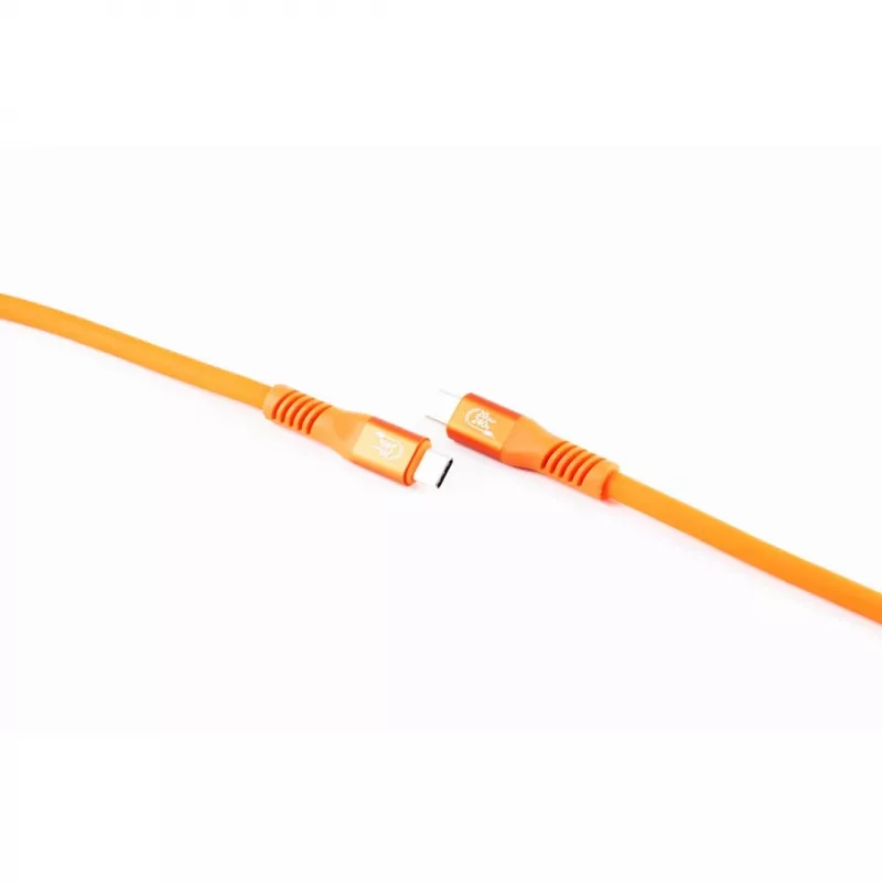 SHIVERPEAKS Flexline USB-C Kabel USB 3.2 240W Orange - Kabel - Digital/Daten
