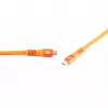 SHIVERPEAKS Flexline USB-C Kabel USB 3.2 240W Orange - Kabel - Digital/Daten