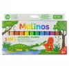 Malinos Wachsmalstifte Magic Drawing 12 Farben 3+