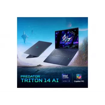 Acer Predator Triton 14 AI PT14-52T-987D Copilot+ PC 14,5 Zoll WQ2.8K OLED Touch 120Hz Laptop, Intel Core Ultra 9 288V, 32GB RAM, Windows 11 Home