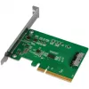 ICY DOCK EXLink MB409A5 MCIO 8i (SFF-TA-1016) zu PCIe 5.0 x8 Adapter mit Redriver