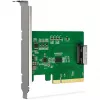 ICY DOCK EXLink MB409A5 MCIO 8i (SFF-TA-1016) zu PCIe 5.0 x8 Adapter mit Redriver