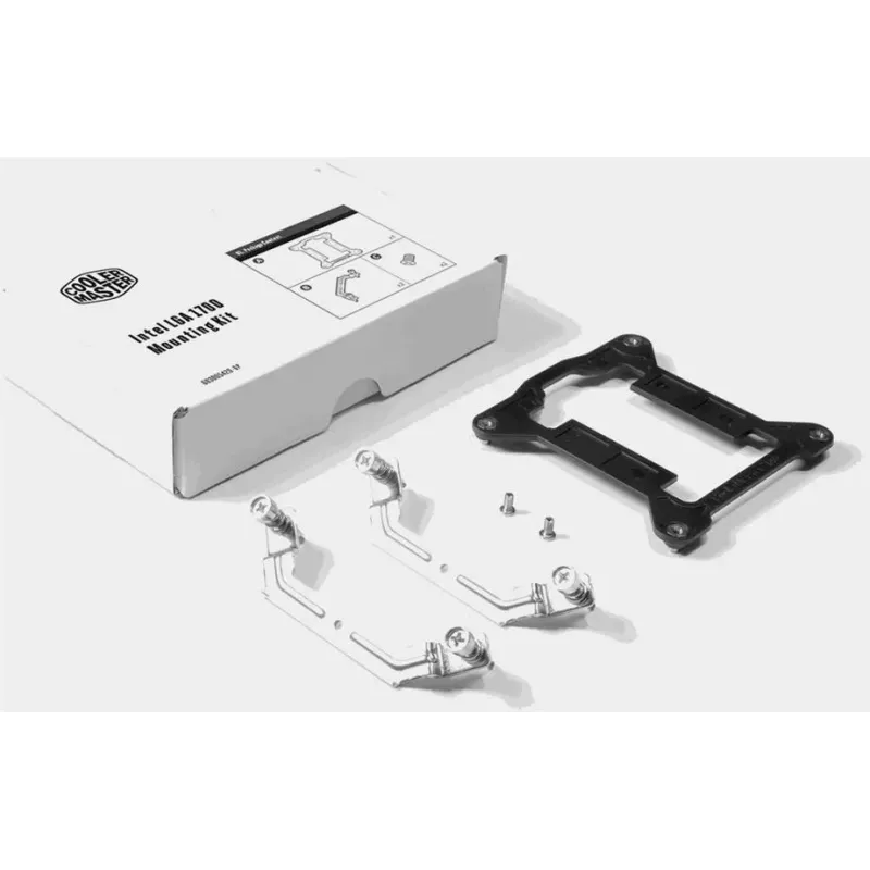 Cooler Master LGA1700 Upgrade Kit – Schwarz – Edelstahl – Montagekit für Hyper 212 Serie