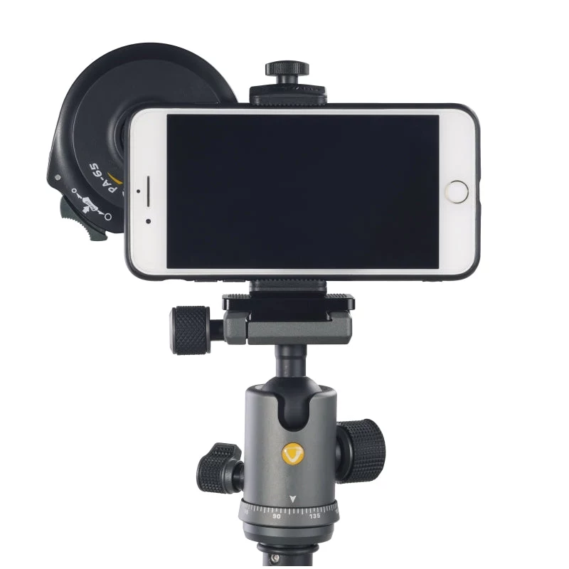 Vanguard VEO PA-65 Smartphone Digiscoping Adapter - Schwarz - 18 cm (7.1 Zoll)